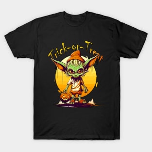 Halloween Goblin Trick or Treat T-Shirt for Boys Men Girls Women T T-Shirt